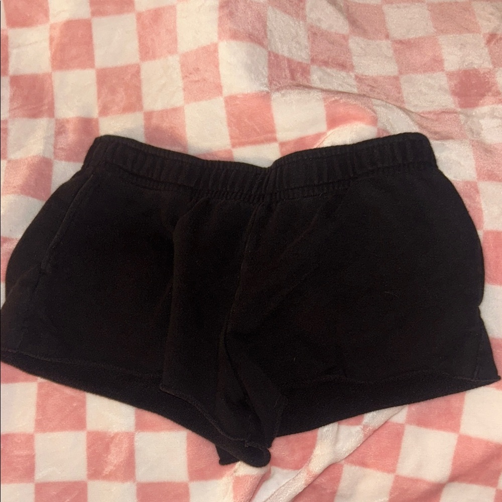 No Boundaries Black Athletic Lounge Shorts